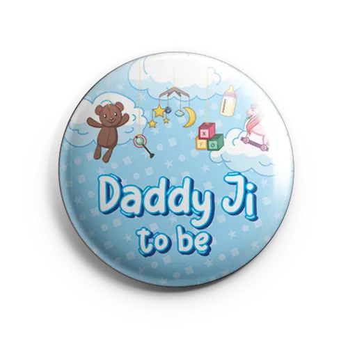 baby shower button badges family names