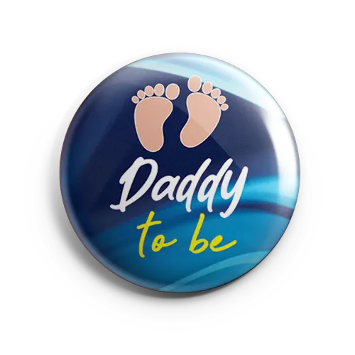 button badges baby shower guest names