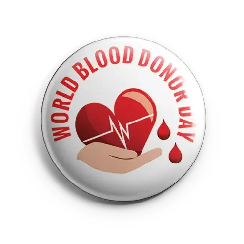 Blood Donation Pin Badge