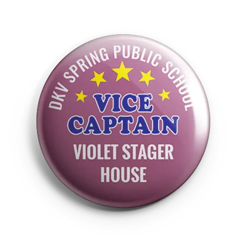 vice captain button badges