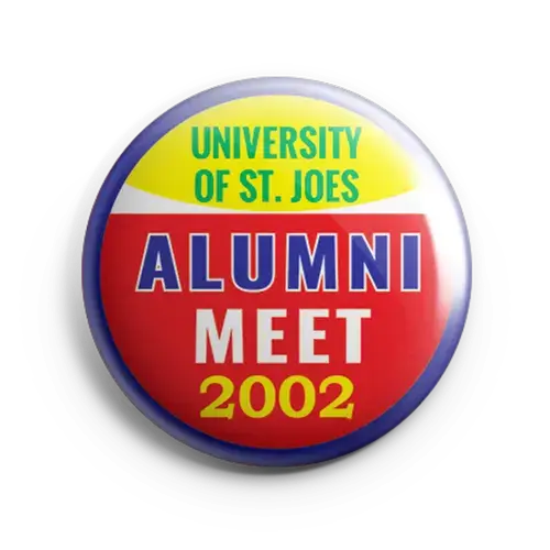 Alumni name badge pins India