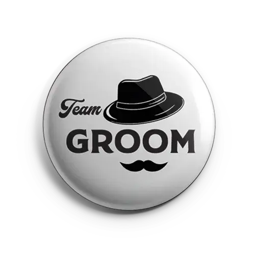 Funny custom groom batch ideas for Indian weddings